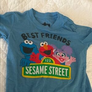Sesame Street Blue Best Friends Tee